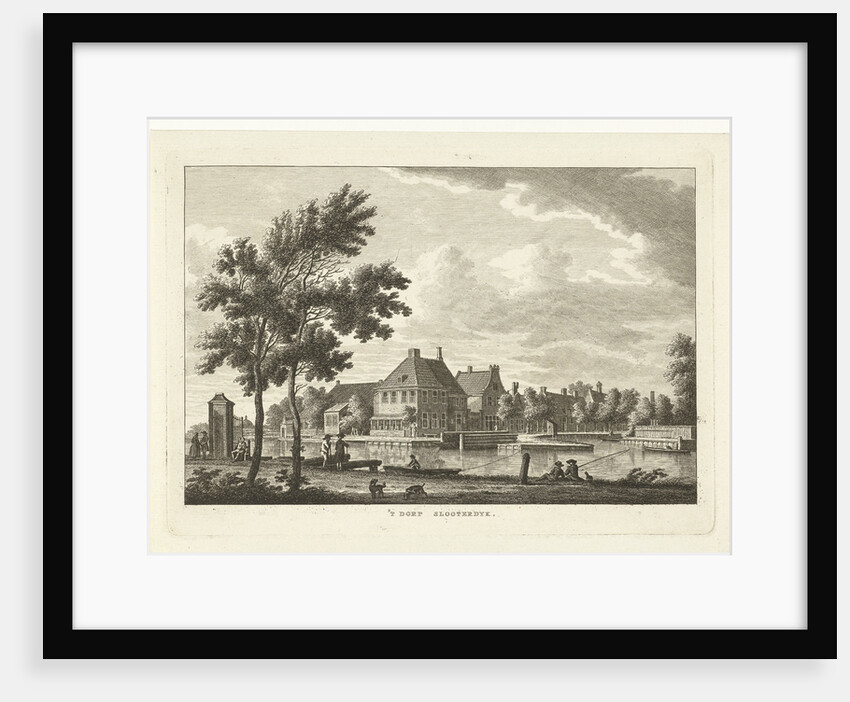 View village Sloterdijk to Haarlemmer trekvaart The Netherlands by Jan Bulthuis