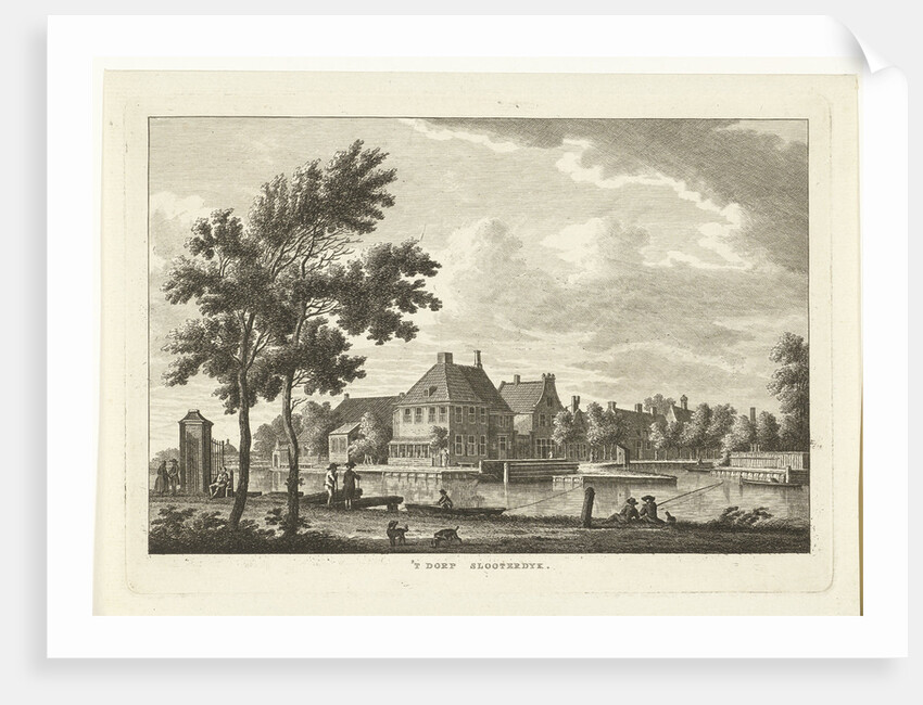 View village Sloterdijk to Haarlemmer trekvaart The Netherlands by Jan Bulthuis