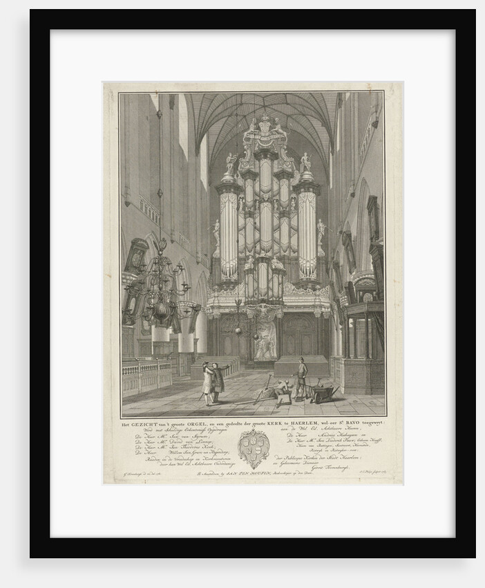 Organ of St. Bavo Church in Haarlem by Gerrit Toorenburgh
