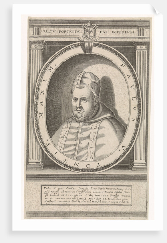 Portrait of Pope Paulus V by Friedrich van Hulsen