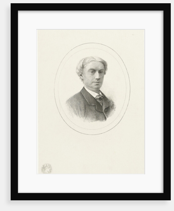 Portrait of Carel Vosmaer by Petrus Johannes Arendzen