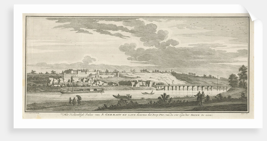 View of the Castle of Saint Germain en Laye France by Caspar Jacobsz. Philips