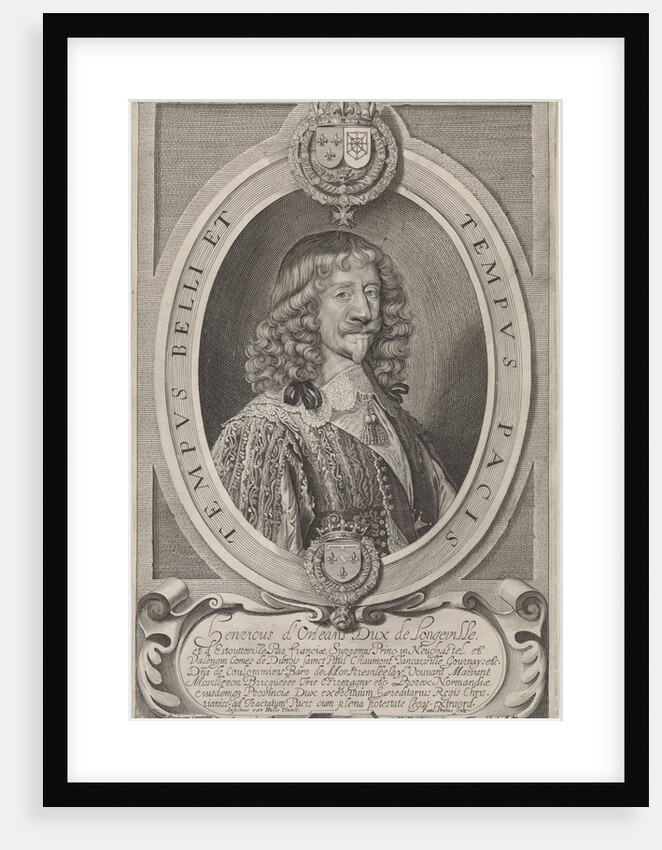 Portrait of Henri II d'Orléans by Paulus Pontius
