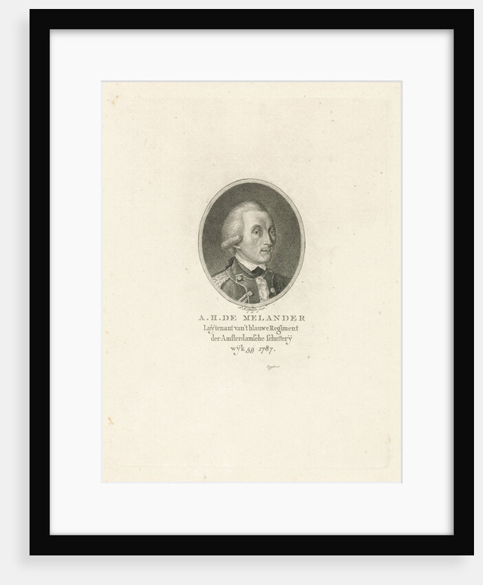 Portrait of August Henry Melander by François Joseph Pfeiffer I