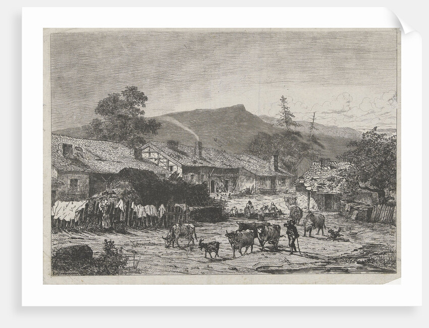 View of Mortehan by Martinus Antonius Kuytenbrouwer Jr