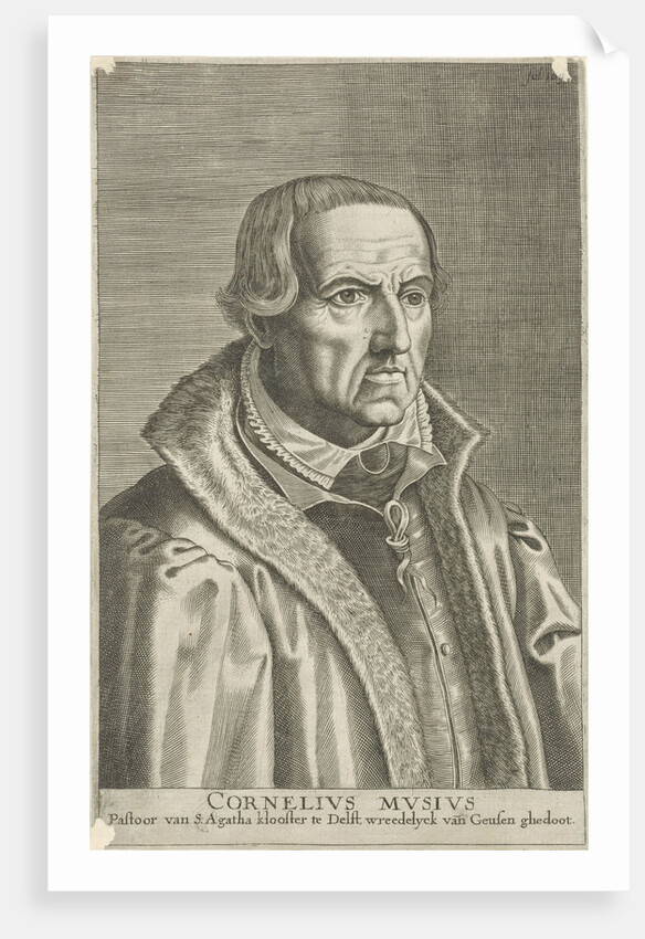 Portrait of Cornelis Musius by Adriaen Lommelin