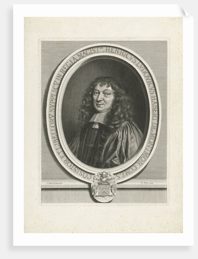 Portrait of Henri Louis Habert de Montmor by Nicolas Pitau I