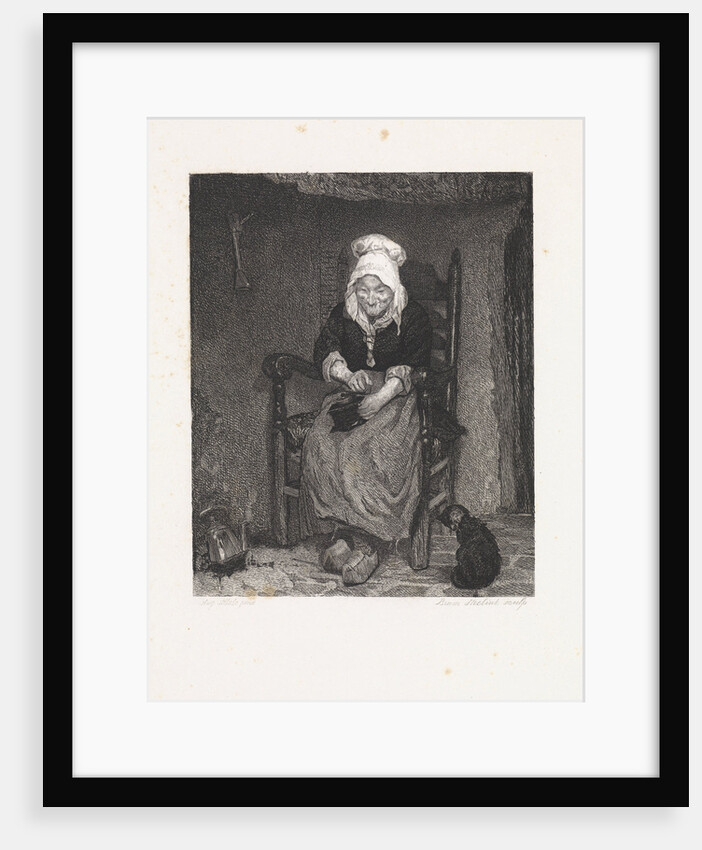 Coffee Grinding woman by Abram George Steelink