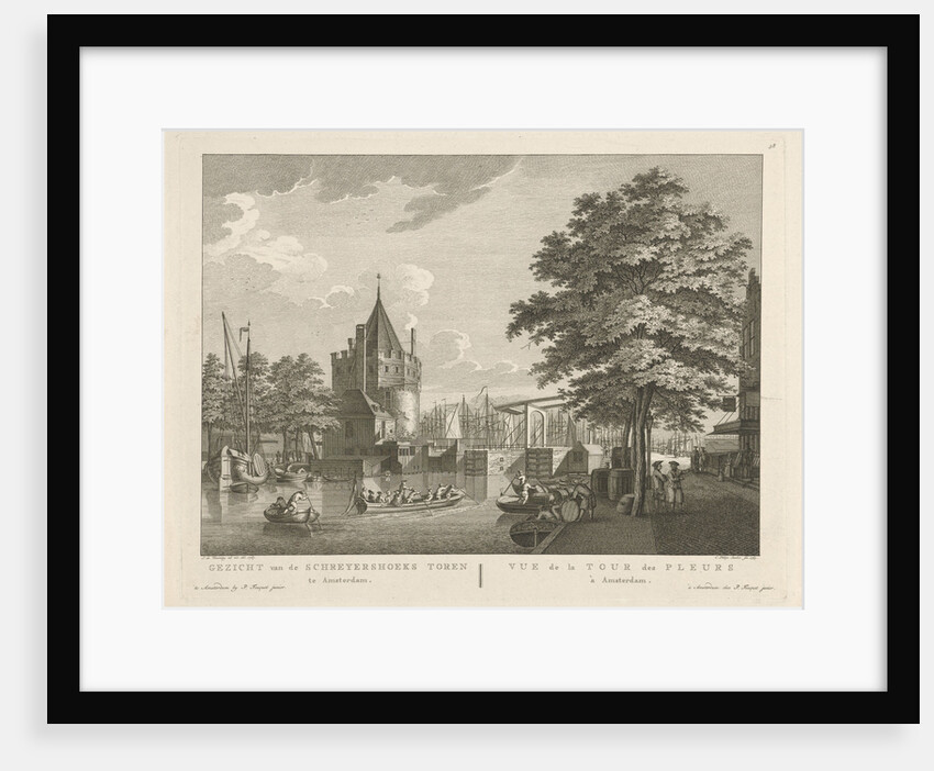 View of the Schreierstoren Amsterdam by Pierre Fouquet