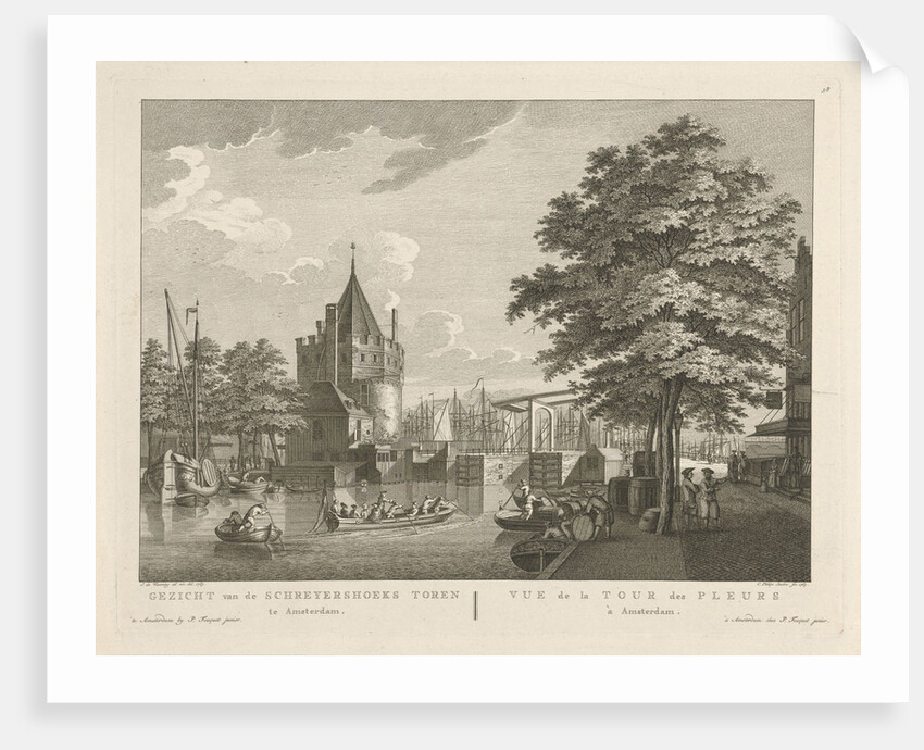 View of the Schreierstoren Amsterdam by Pierre Fouquet
