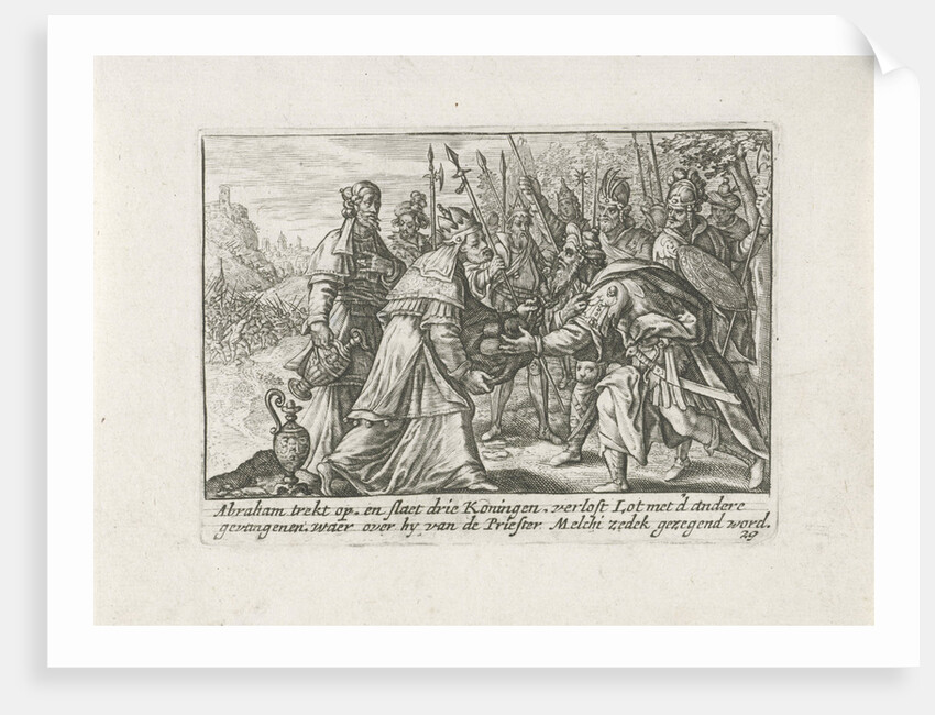 Abraham's encounter with Melchizedek by Ysack Greve