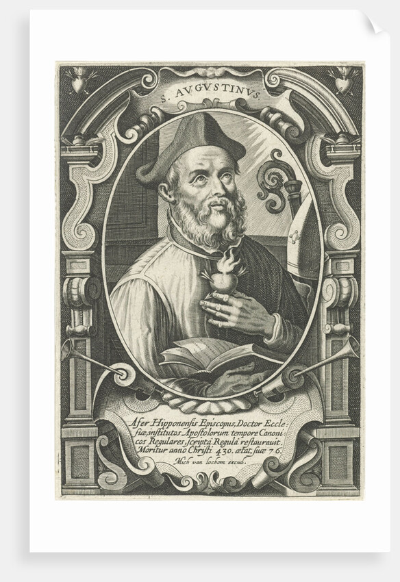 Portrait of St. Augustine by Michel van Lochom