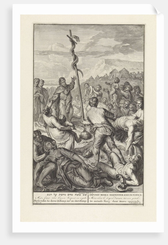 Moses and the Brazen Serpent by Cornelis Huyberts