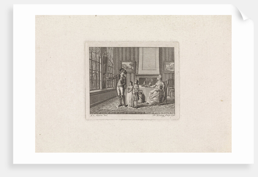 Departure for the army by Theodoor Koning