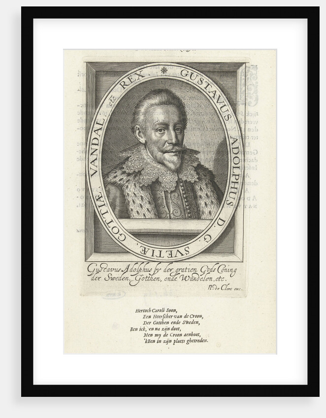 Portrait of Gustavus Adolphus by Anonymous
