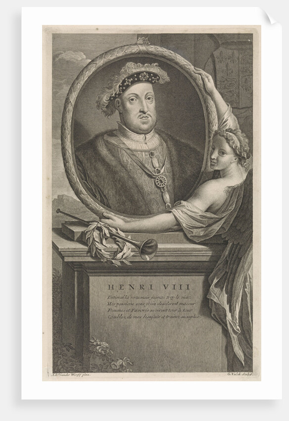 Portrait of Henry VIII by Gerard Valck