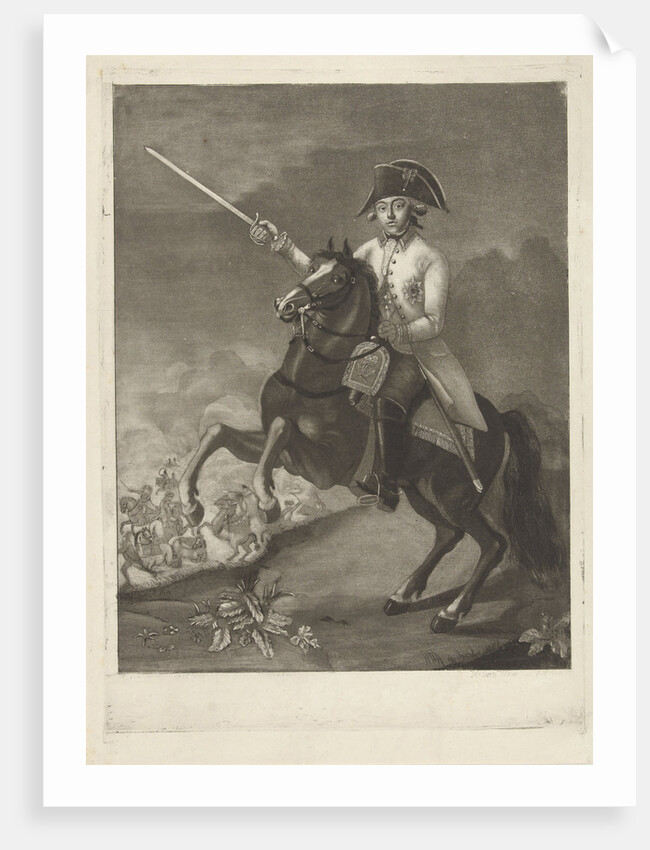 Portrait of William George Frederick or Willem George Frederik by Hubertus van Hove