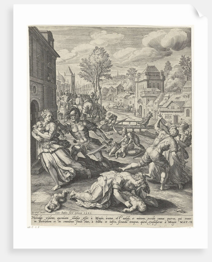 Infanticide in Bethlehem by Johann Sadeler I