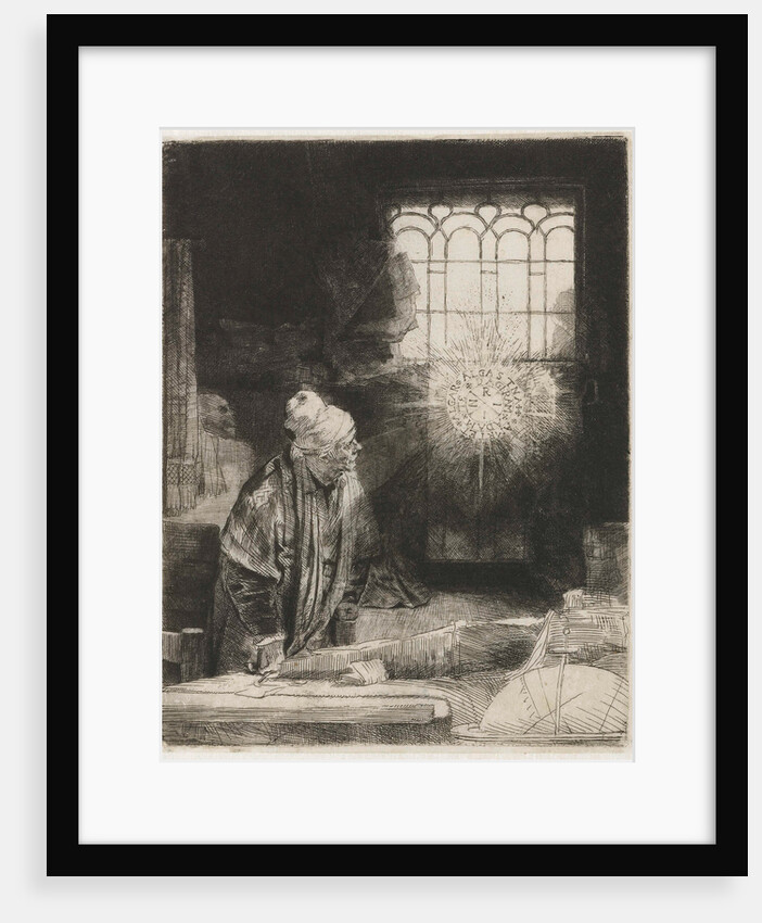 A scholar in his study by Rembrandt Harmensz. van Rijn
