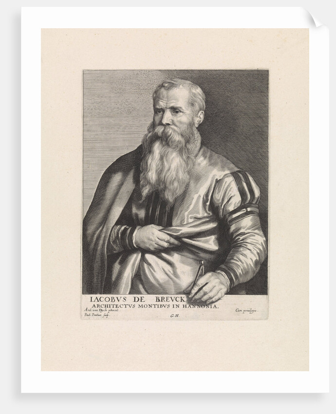Portrait of architect Jacob Breuck by Gillis Hendricx
