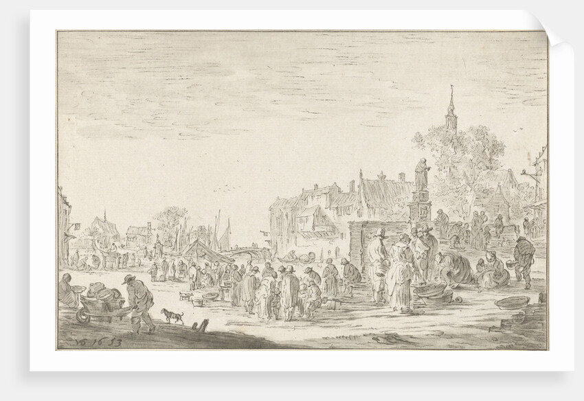 Fish Market by Cornelis Ploos van Amstel