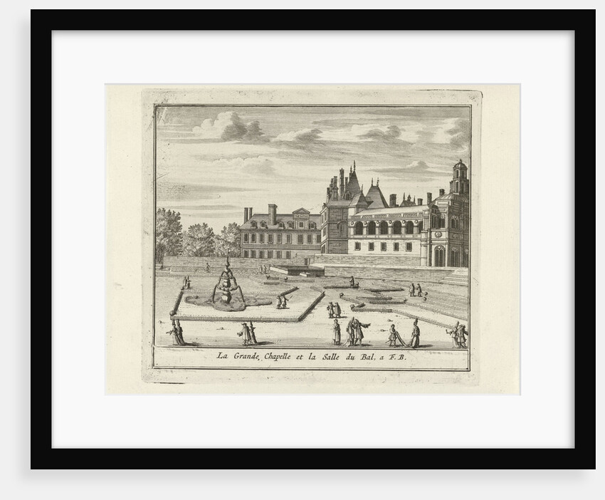 View of the Grande Chapelle and the Salle de Bal of the Palace of Fontainebleau France by Jan Lamsvelt