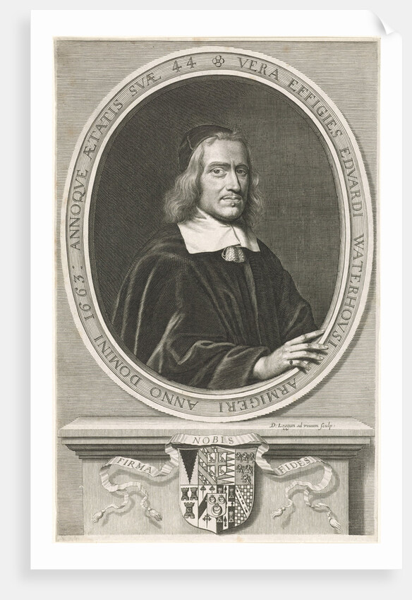 Portrait of Edward Waterhouse by David Loggan