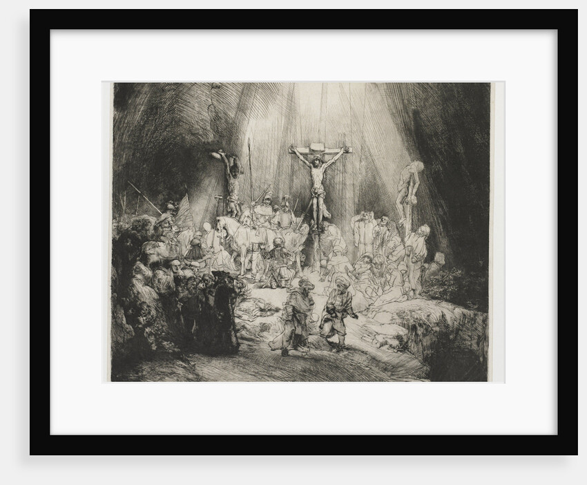 The Three Crosses by Rembrandt Harmensz. van Rijn