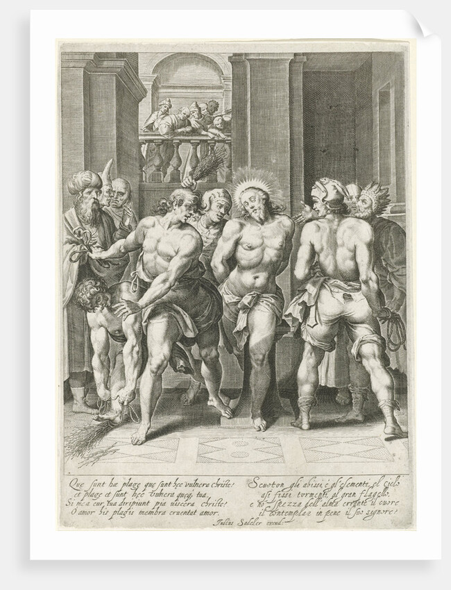 Flagellation of Christ by the soldiers by Giuseppe Cesari