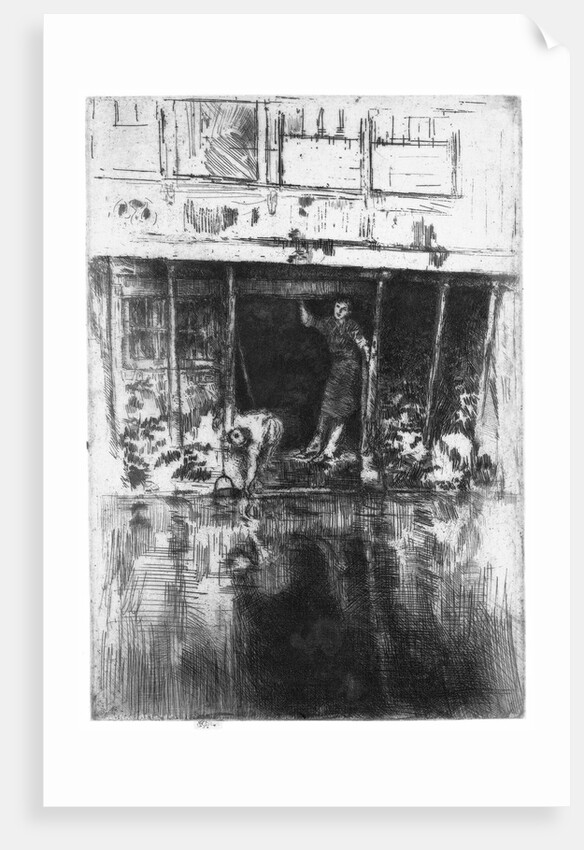 Canal house in Amsterdam by James Abbott McNeill Whistler