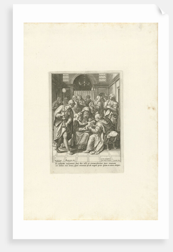 Circumcision of Christ by Johann Sadeler I