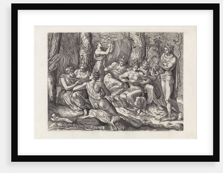 Apollo and the Muses by Hieronymus Cock