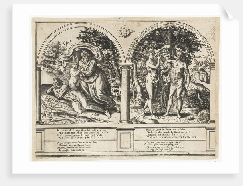 Creation of Eve and the Fall by Gerard P. Groenning