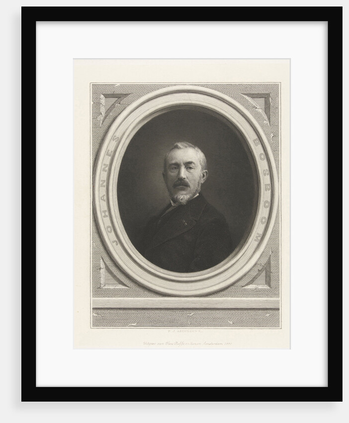 Portrait of Johannes Bosboom by Frans Buffa en Zonen