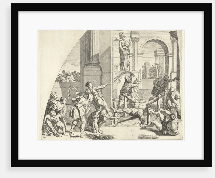 Flagellation of the Apostle Andrew by Francesco Collignon
