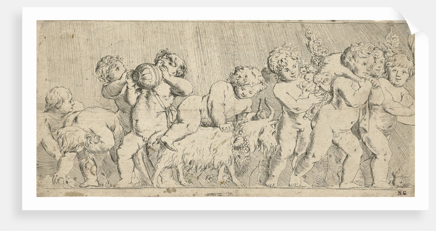 Fries with naked children by Pieter van Avont