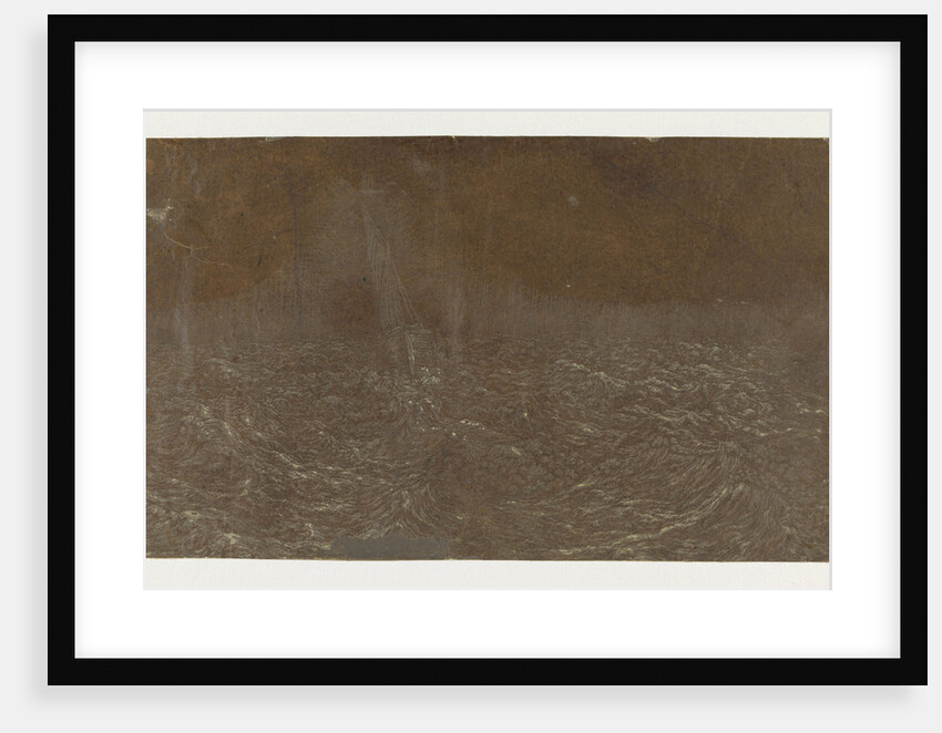 Ship in Rough Water by Hercules Segers