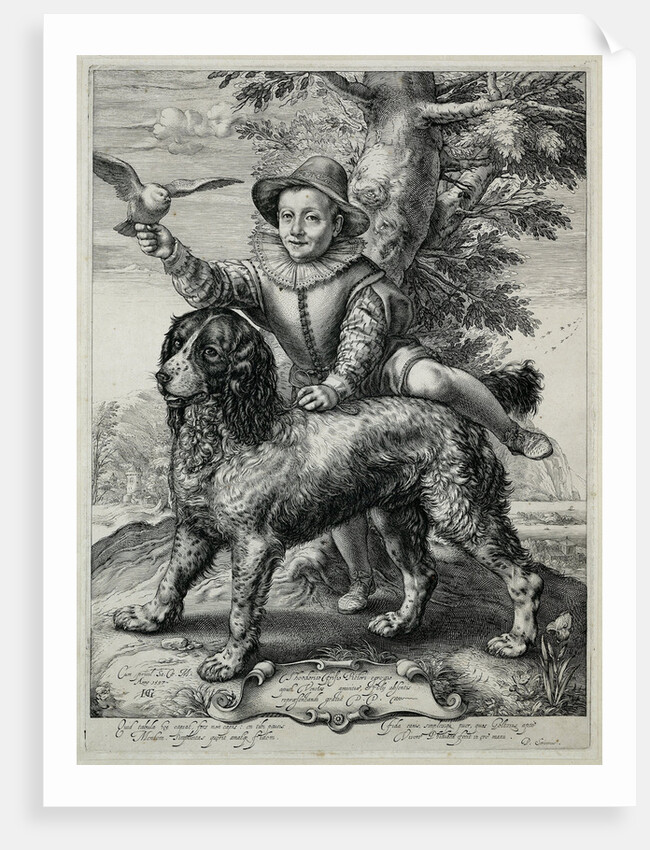 Portrait of Frederik de Vries by Hendrick Goltzius