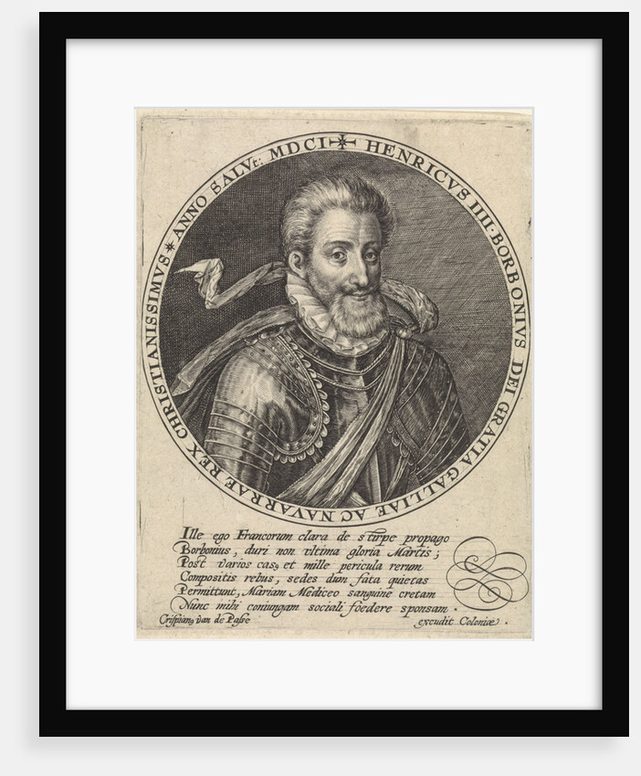 Portrait of Henry IV by Crispijn van de Passe I