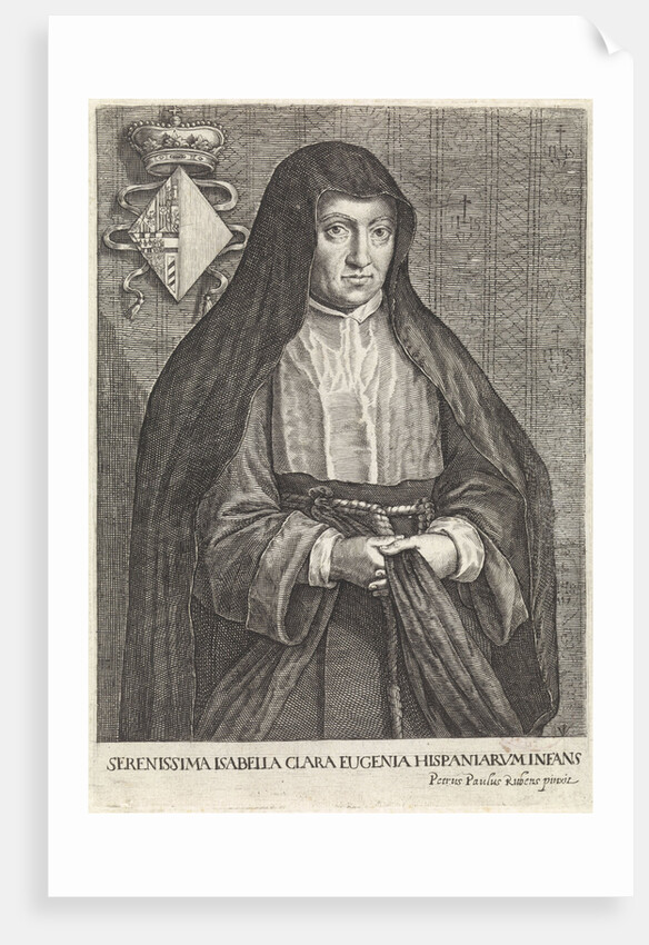 Portrait of Isabella Clara Eugenia by Crispijn van de Passe II