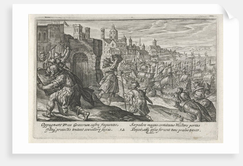 Siege of the Greek camp by Crispijn van de Passe I