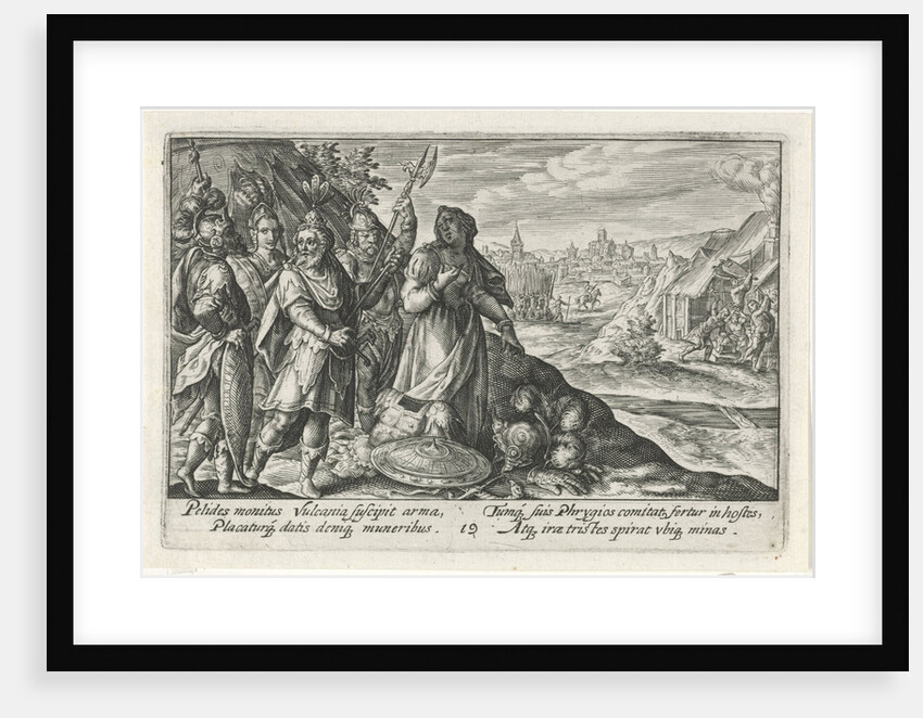 The Reconciliation of Achilles and Agamemnon by Crispijn van de Passe I