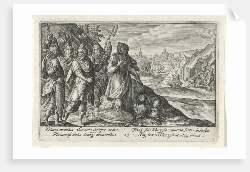 The Reconciliation of Achilles and Agamemnon by Crispijn van de Passe I