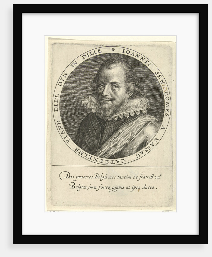 Portrait of Johan VII by Crispijn van de Passe I