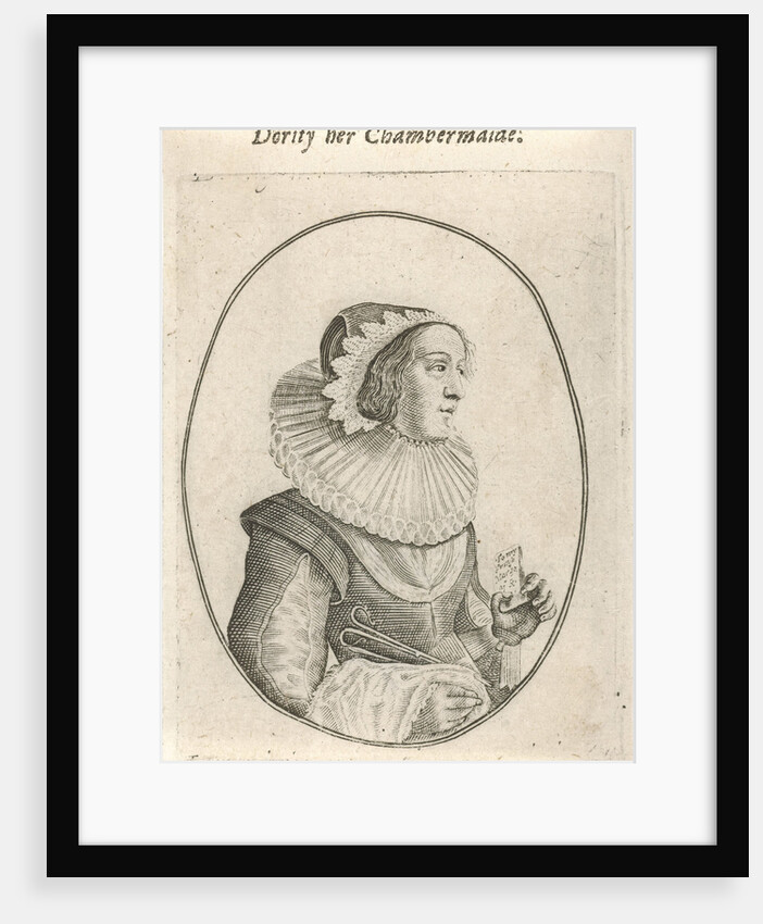 Portrait of a chambermaid by Crispijn van de Passe II