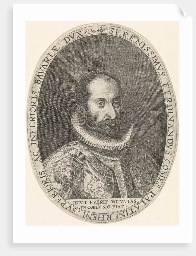 Portrait of Ferdinand of Bavaria by Crispijn van de Passe I