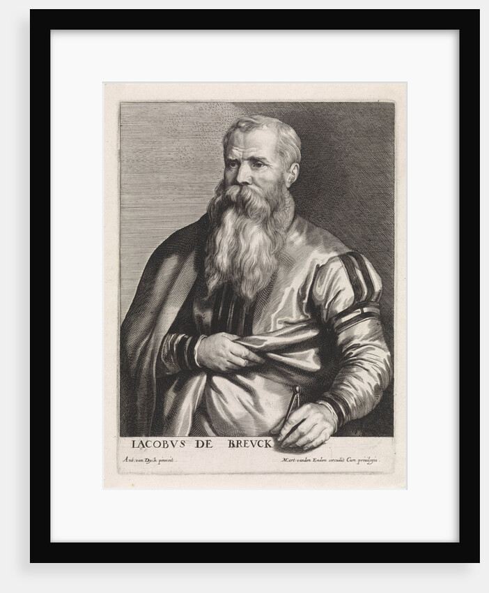 Portrait of architect Jacob de Breuck by Martinus van den Enden