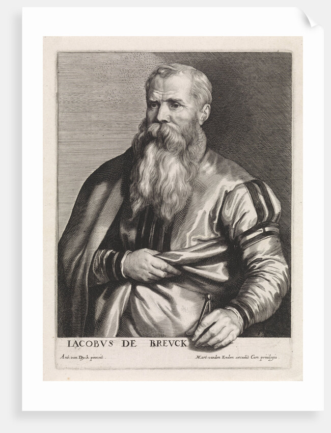 Portrait of architect Jacob de Breuck by Martinus van den Enden