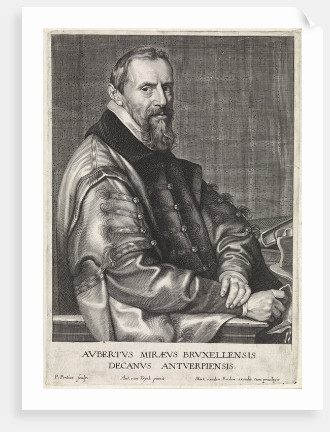 Portrait of Aubertus Miraeus by Martinus van den Enden