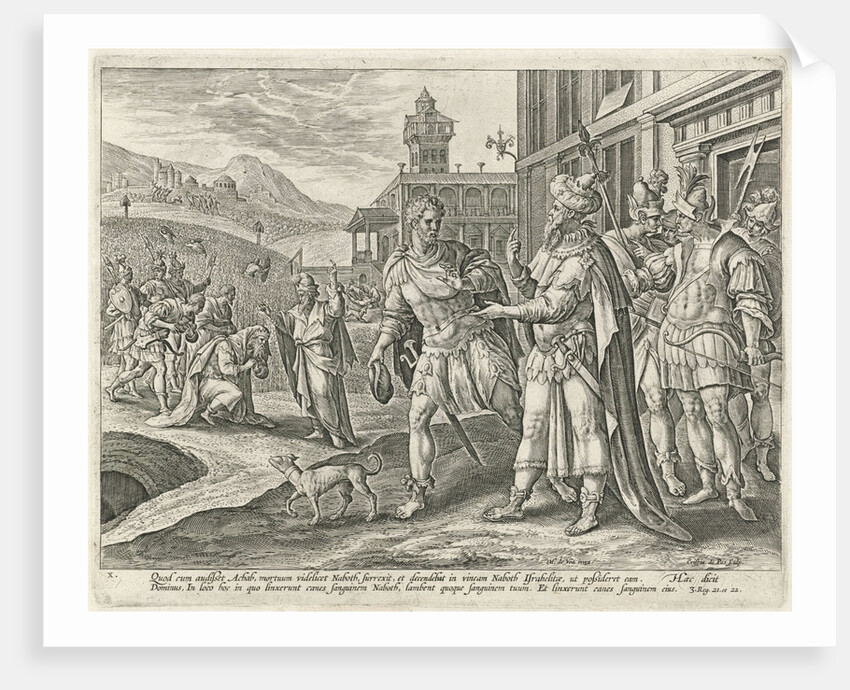 Vineyard of Naboth by Philips Galle